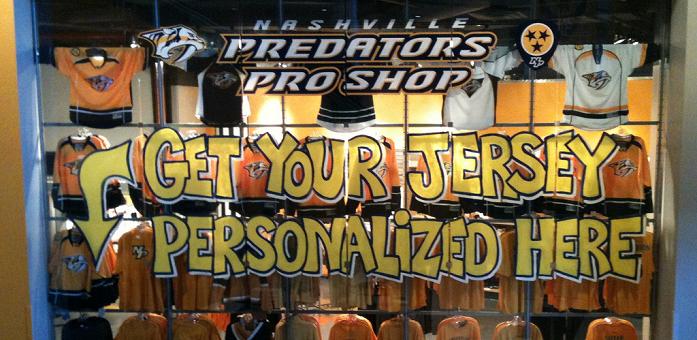 personalized predators jersey